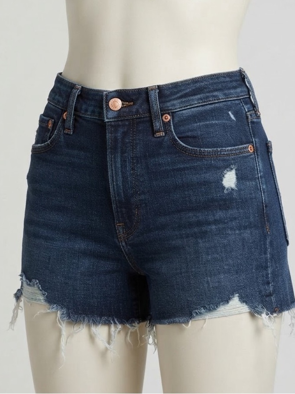 Levi’s Dark Blue High-Rise Denim Shorts Women’s Size 32